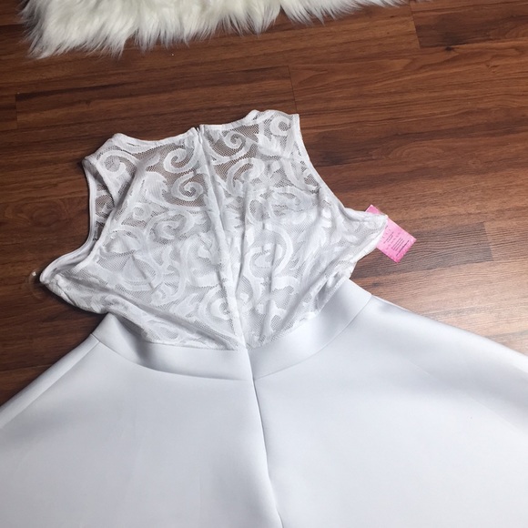 SOLD LOCAL -  NWT Lace Top A-Line Dress - Picture 8 of 8